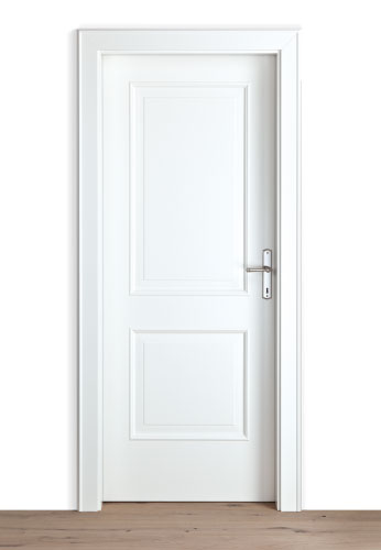 Innentür Klassik: weiße Zimmertür mit 2 Feldern