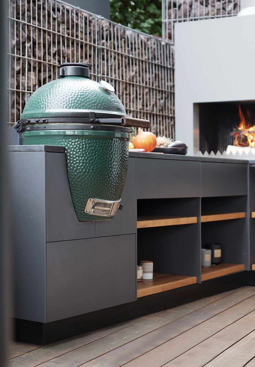 Aura Outdoor Products AOP-GX Stack Rack – Estensione Per Griglia In Acciaio Inox Per Kamado Joe E Big Green Egg, Aumenta Superficie Del 60%