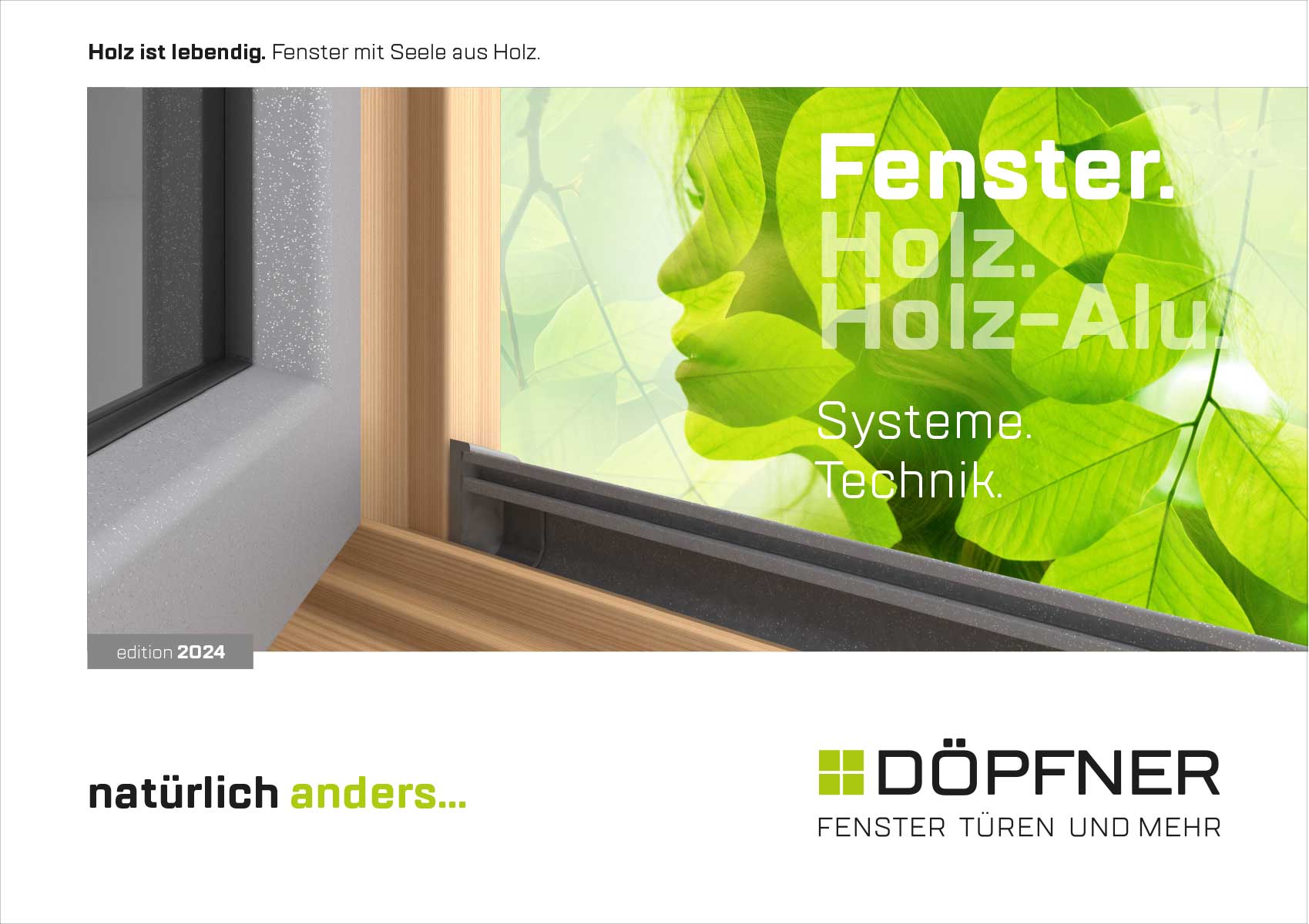 Titelbild des Döpfner Katalogs Fenster und Schiebesysteme