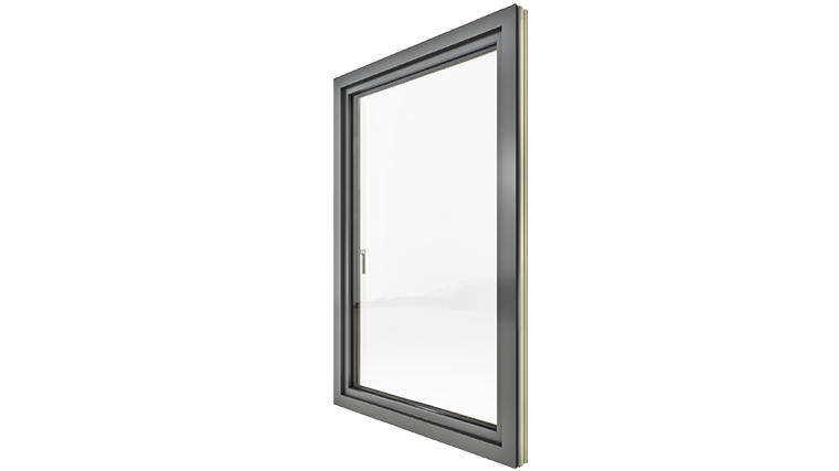 Internorm HF 410 Holz-Aluminium-Fenster Außenansicht