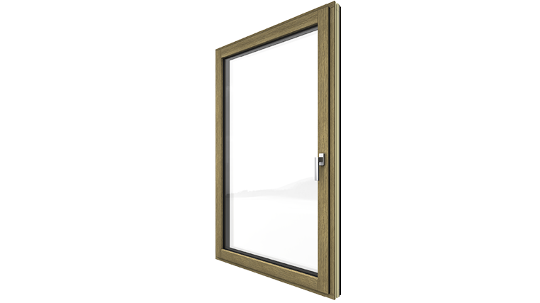 Internorm HF 410 Holz-Aluminium-Fenster Innenansicht
